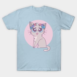 Subtle Trans Pride Cat T-Shirt